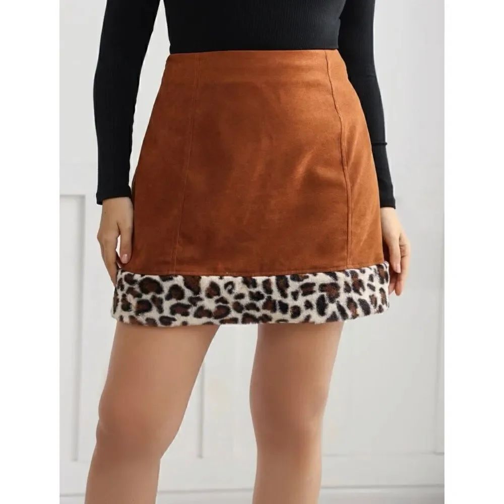 Shein High Waisted Corduroy Mini Skirt